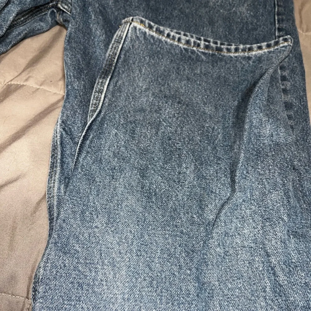Carhartt B480 DPS Jeans Mens 42x32 Blue Straight Traditional Fit Denim‎ Workwear
